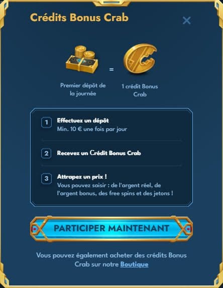 Oceanspin Casino bonus Crab